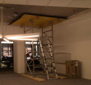 Betonbohrung in einer Decke